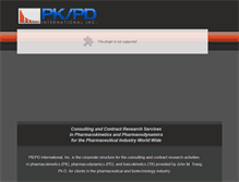 Tablet Screenshot of pkpd.com